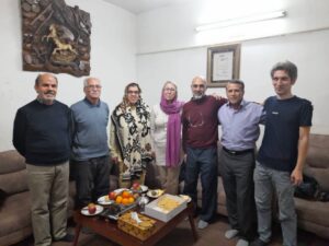 دیدار جمعی از اعضای اتحادیه آزاد کارگران ایران و فعالین کارگری با رسول بداقی