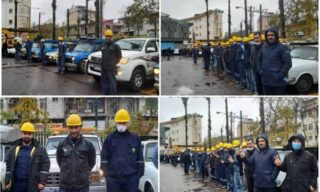 اعتراض راننده‌های استیجاری شرکت توزیع برق گیلان به پایین بودن دستمزدها