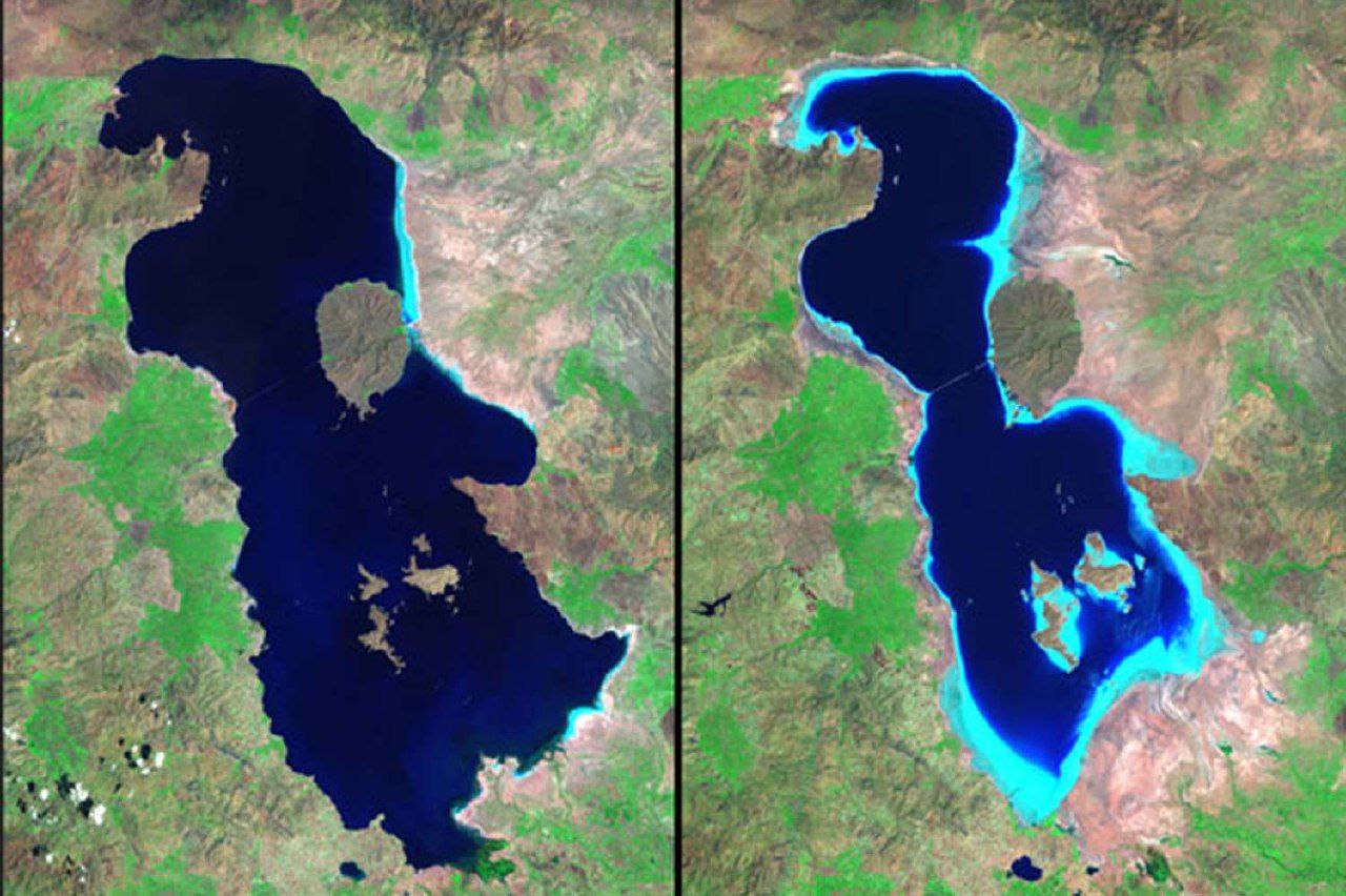 احتمال وقوع طوفان‌های نمکی در اطراف دریاچه ارومیه