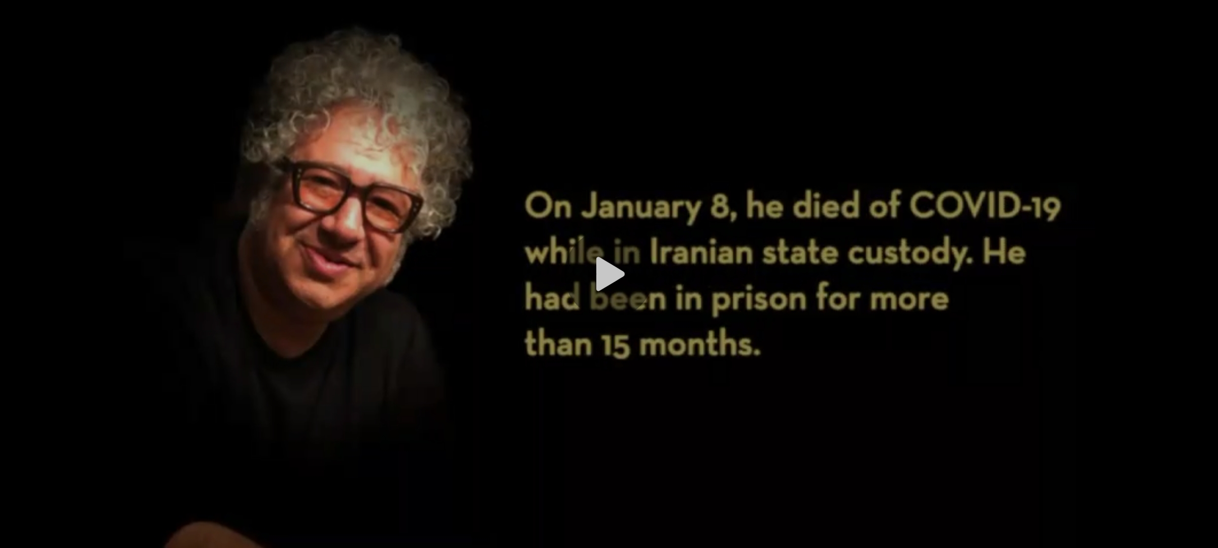ویدئو و متن زیر یک هفته پس از قتل بکتاش آبتین در صفحات انجمن قلم (پن) آمریکا منتشر شد: