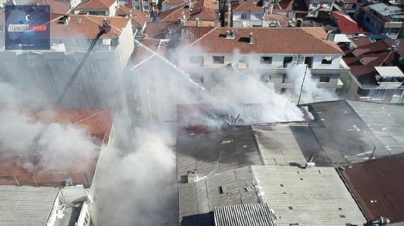مرگ ۴ کارگر در آتش‌سوزی یک کارگاه نساجی در استانبول