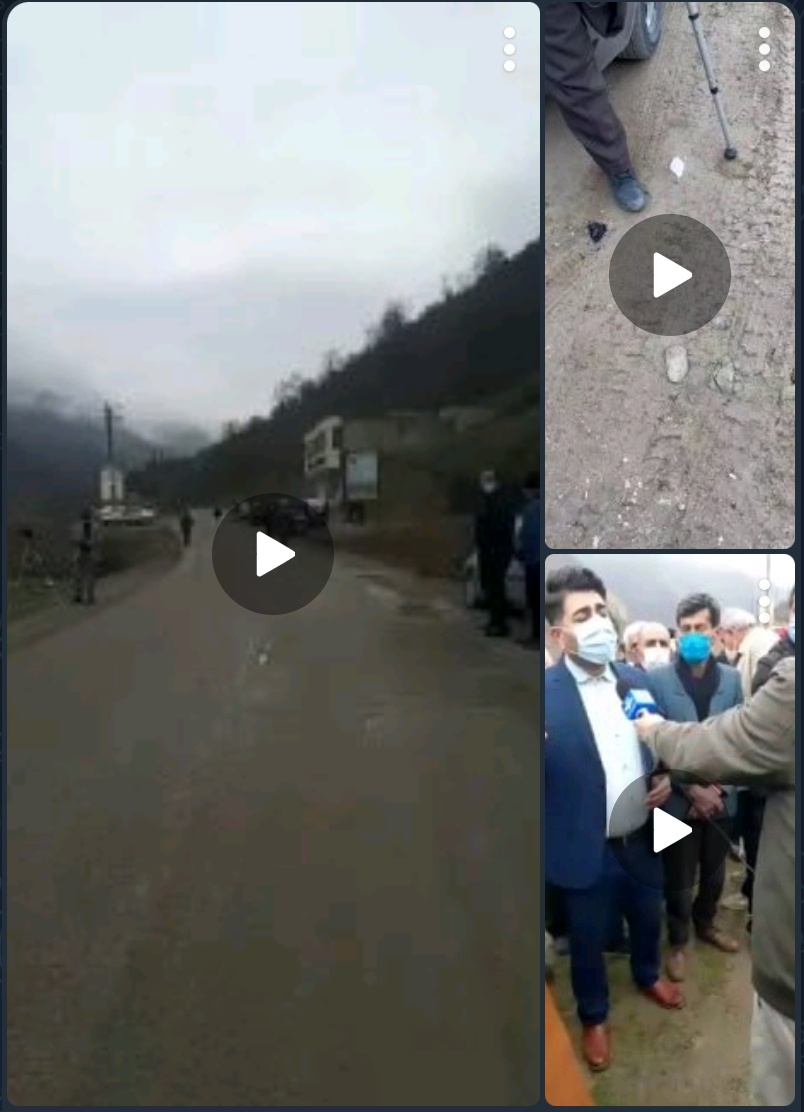 ویدیو دیگر از اعتراض جمعی و اهالی روستای چلاو شهرستان آمل نسبت به اهدای چهارمین مجوز احداث معدن