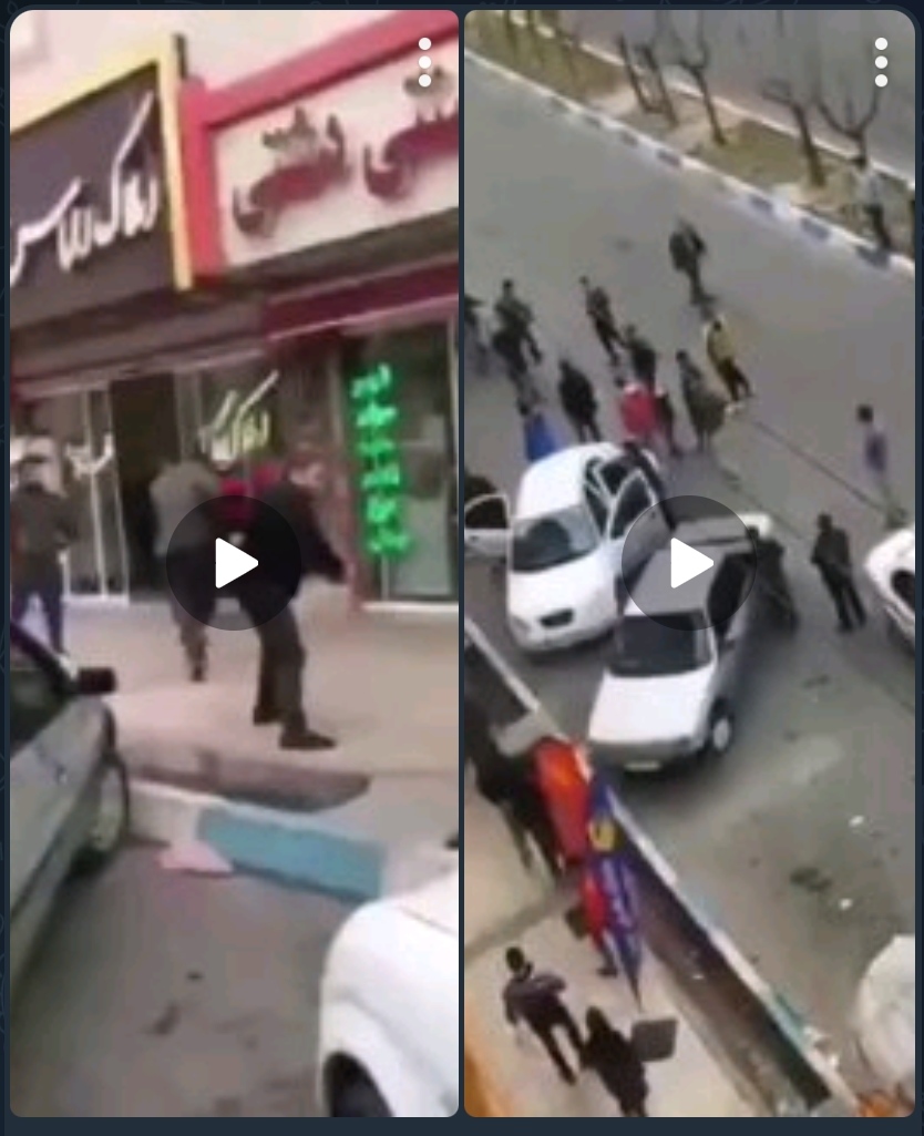 اسلحه‌کشی رئیس اداره اماکن غرب تهران بر روی کاسبان مغازه لبنیات فروشی و شلیک هوایی در حضور مردم