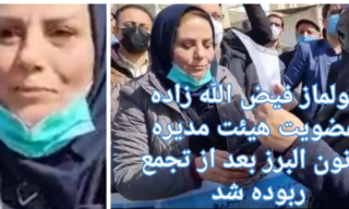 سولماز فیض‌اله‌زاده از فعالین صنفی کرج بازداشت شد