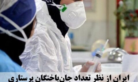 ایران از نظر تعداد جانباختگان پرستاری جزو اولین‌ها در جهان است