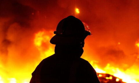 ۵ کارگر یک کارگاه آجرسازی در اصفهان بر اثر آتش‌سوزی مجروح شدند