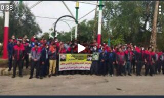 ششمین روز از اعتصاب کارگران کارخانه کاغذ پارس هفت‌تپه