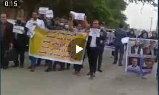 تجمع اعتراضی معلمان خوزستان