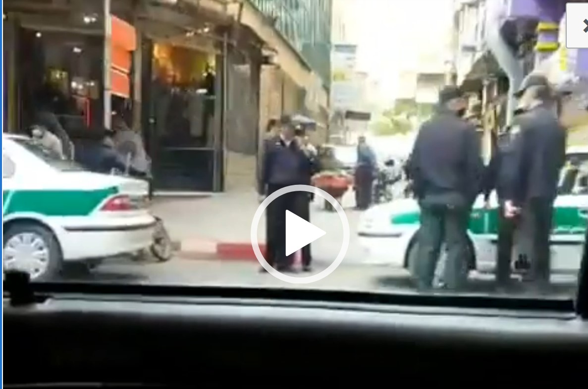 سنندج _ حضور گسترده نیروهای انتظامی و امنیتی در روز کارگر