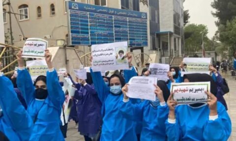 اعتراض نیروهای طرحی وزارت بهداشت
