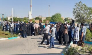 تجمع اعتراضی مالکین مسکن ملی فاطمیه