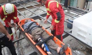 یک کارگر ساختمانی به دلیل سقوط از بلندی جانش را از دست داد