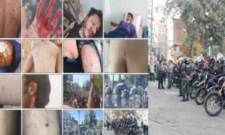 بازداشت و مجروح شدن ده‌ها نفر در سنندج و سقز