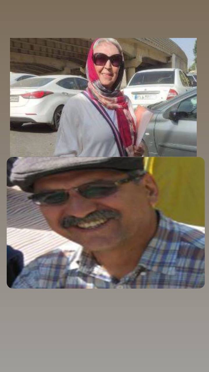 شاپور احسانی‌راد و نسرین جوادی در تماس‌های کوتاهی از داخل زندان اوین از سلامت خود خبر دادند