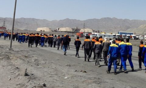 تداوم اعتصاب کارگران معدن مس چادرملو برای دومین روز متوالی